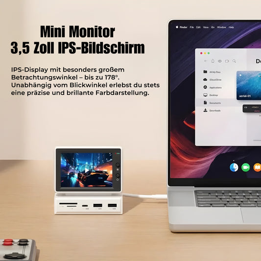Mini Monitor & USB-C Dock – Dein smarter Desk-Boost!