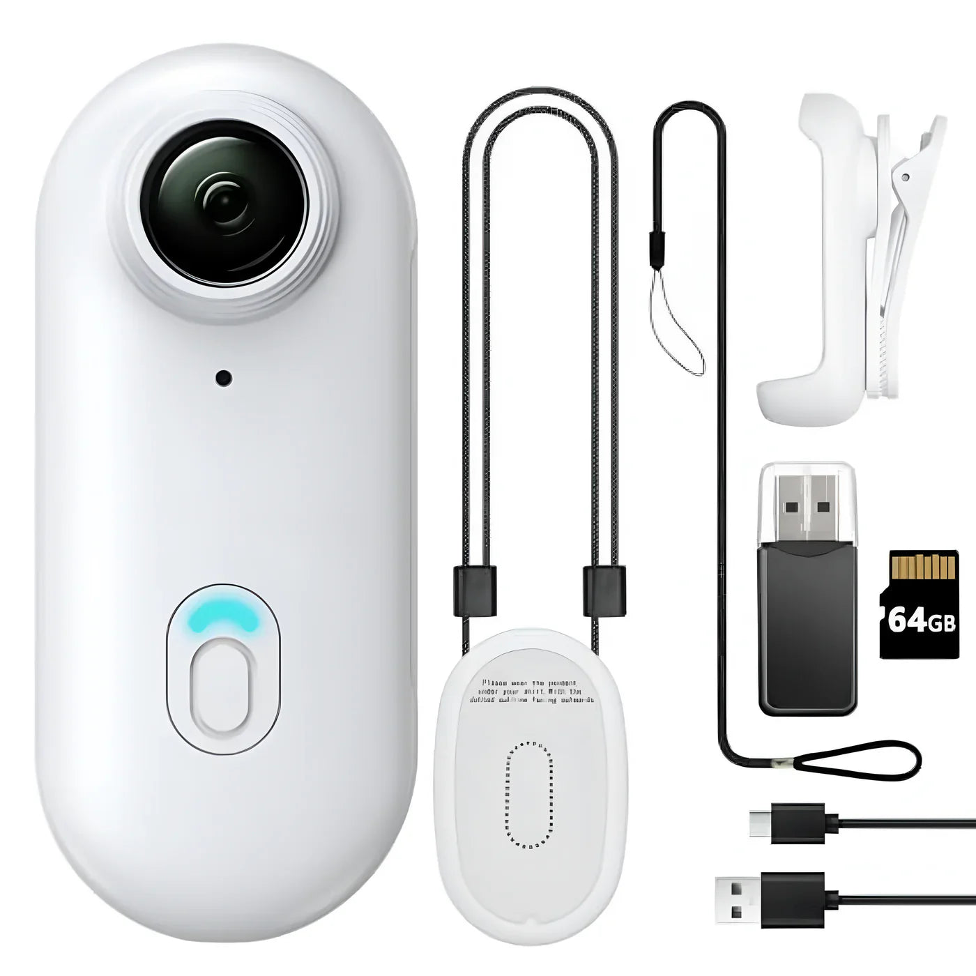 Mini Körperkamera 4K – Ultrakompakte Action-Cam für Freihand-Aufnahmen