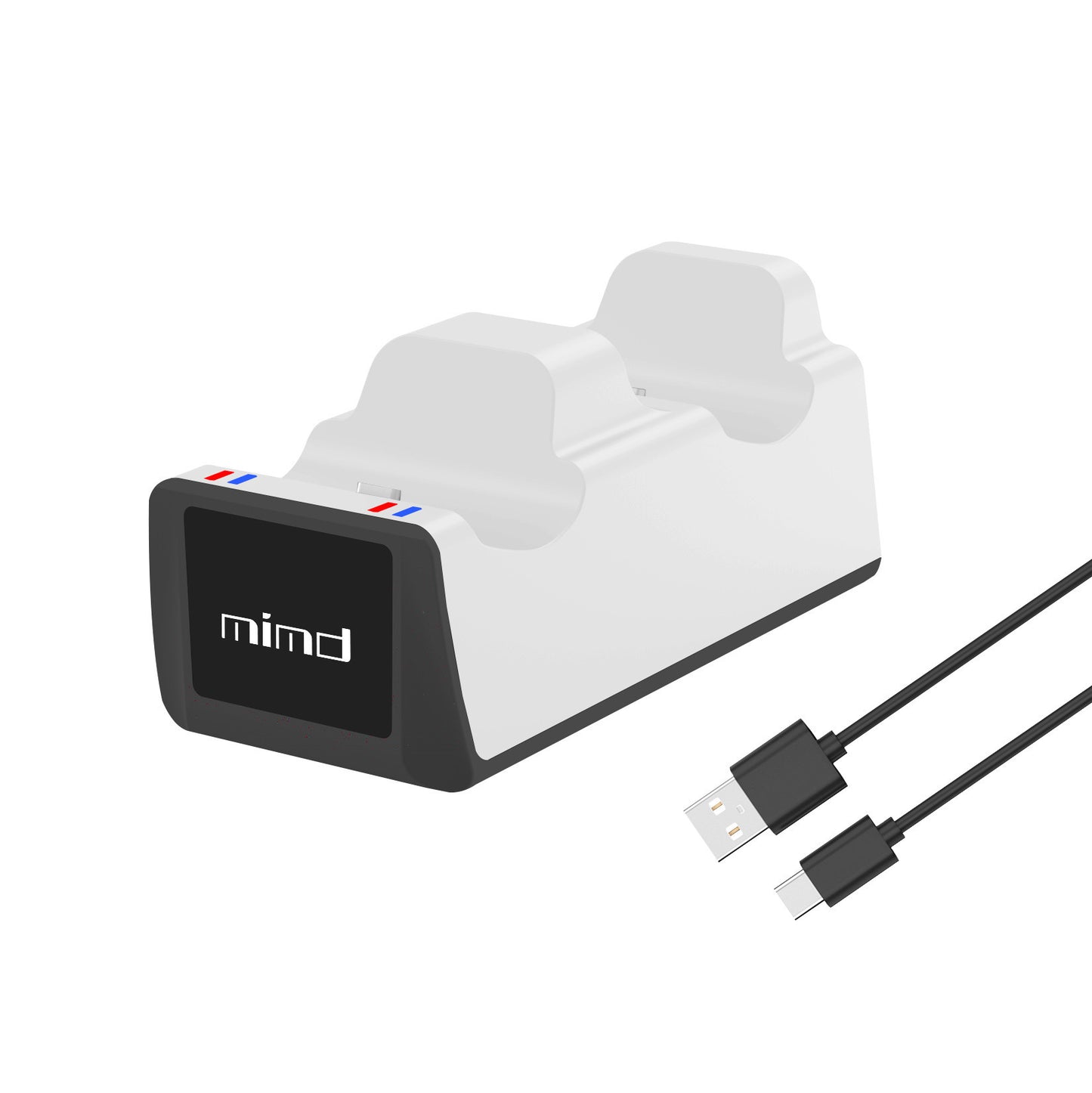 mimd PS5 DualSense™ Wireless-Controller Schnell-Ladestation – Doppelt geladen, doppelter Spielspaß!