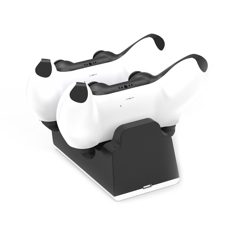 mimd PS5 DualSense™ Wireless-Controller Schnell-Ladestation – Doppelt geladen, doppelter Spielspaß!