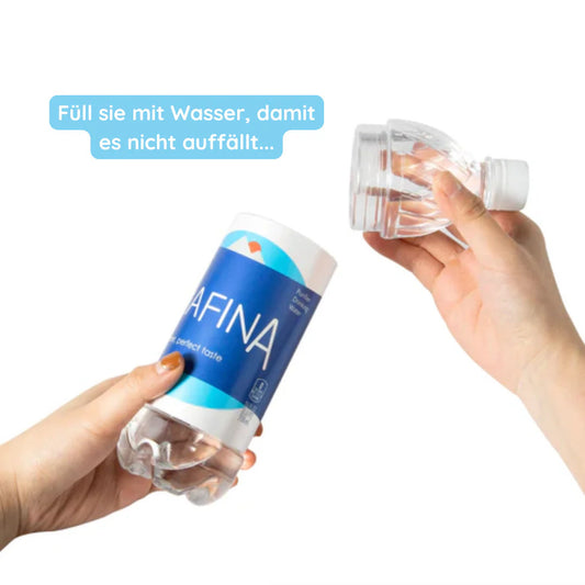 Safe Bottle™ – Die unsichtbare Versteckflasche für unterwegs