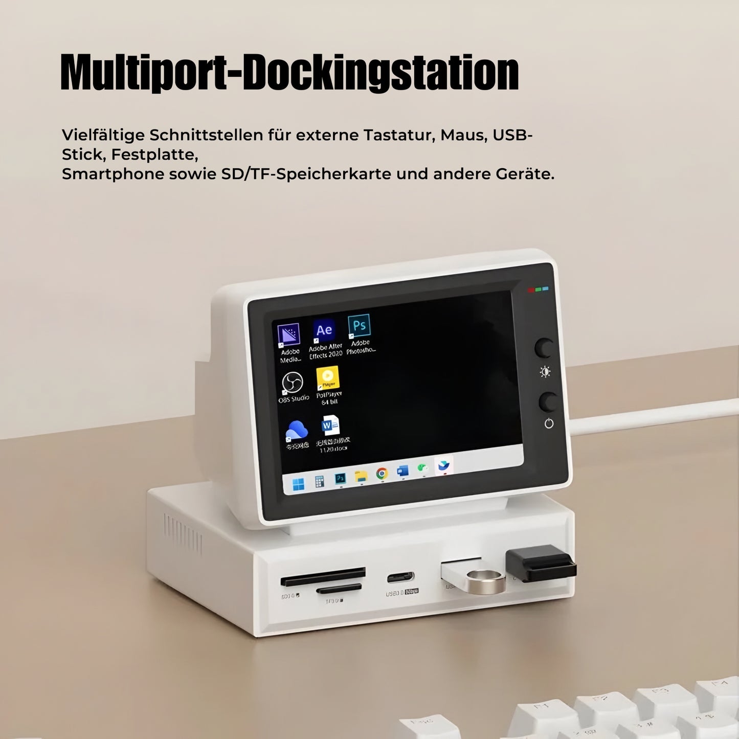 Mini Monitor & USB-C Dock – Dein smarter Desk-Boost!