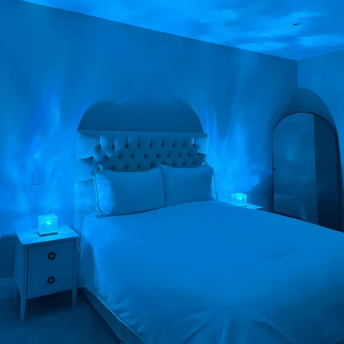 OceanGlow™ – LED Projektor mit 16 Farben für traumhafte Nächte