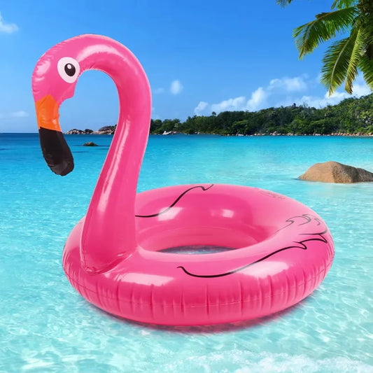 Aufblasbarer Flamingo Schwimmring – XXL Pool Float für Erwachsene – Sommer Wasser-Spielzeug für Pool, Strand & Party
