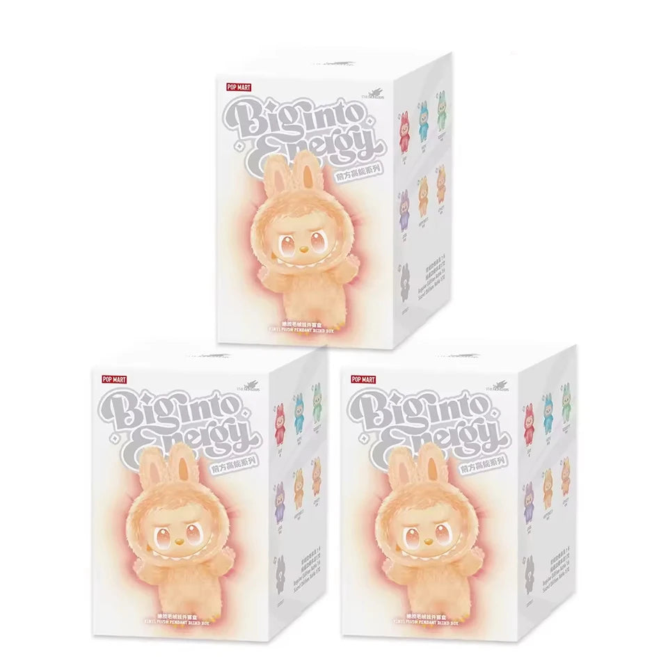 Pop Mart Labubu The Monsters Big Into Energy Series Vinyl Plush Pendant Single Blind Box