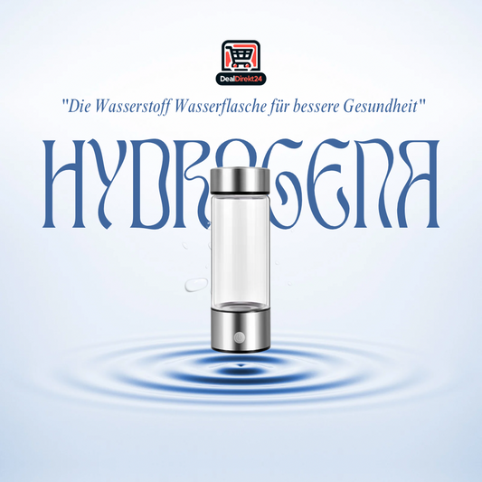 Die Wasserstoff Wasserflasche für bessere Gesundheit & mehr Energie ''HYDROGENA™''- das Original!