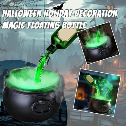 🧙‍♀️ Halloween Hexenkessel mit LED & Nebel – Magische Party-Deko mit Skelett