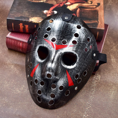 🎃 Jason Maske – Horror Vollgesichtsmaske für Halloween & Cosplay