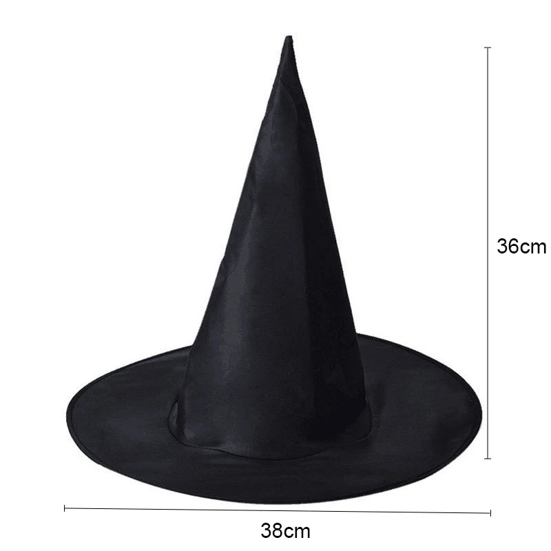 🎃 Hexenhut Halloween – Klassischer Zauberhut für Damen & Herren