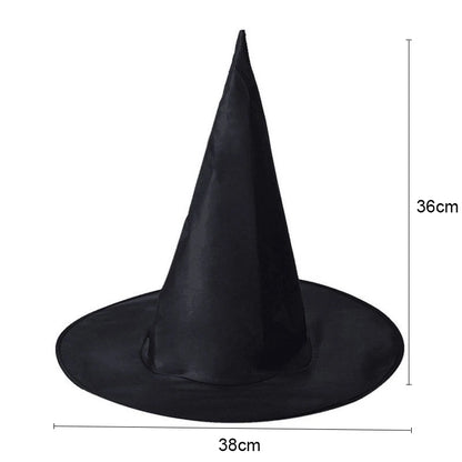 🎃 Hexenhut Halloween – Klassischer Zauberhut für Damen & Herren