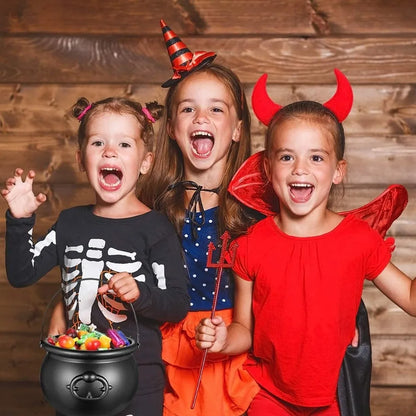 Halloween Hexenkessel – Süßigkeiten-Behälter & Tischdeko (verschiedene Größen)