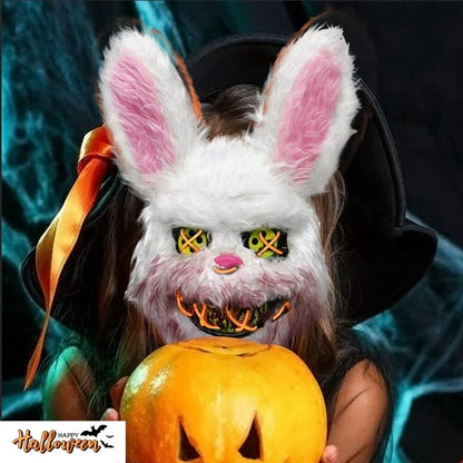 Halloween LED Horror-Maske 👹 Kaninchen oder Bär