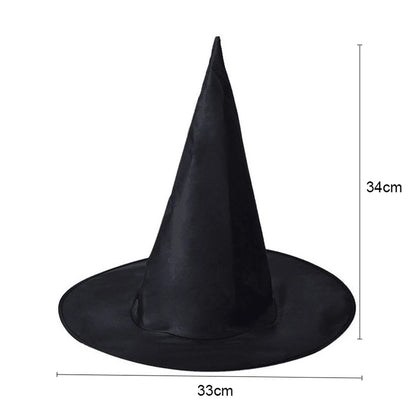 🎃 Hexenhut Halloween – Klassischer Zauberhut für Damen & Herren