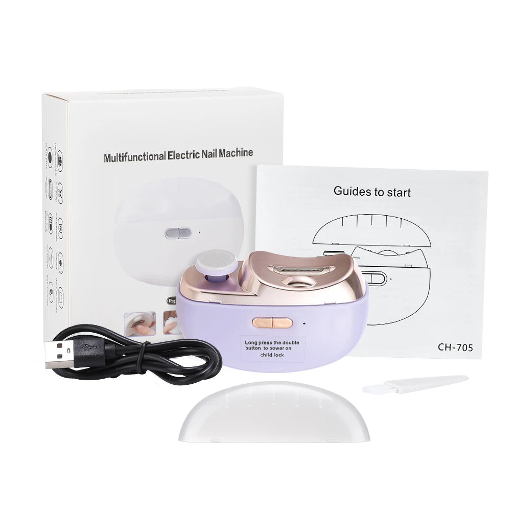 3-in-1 Elektrischer Nagelknipser & Polierer