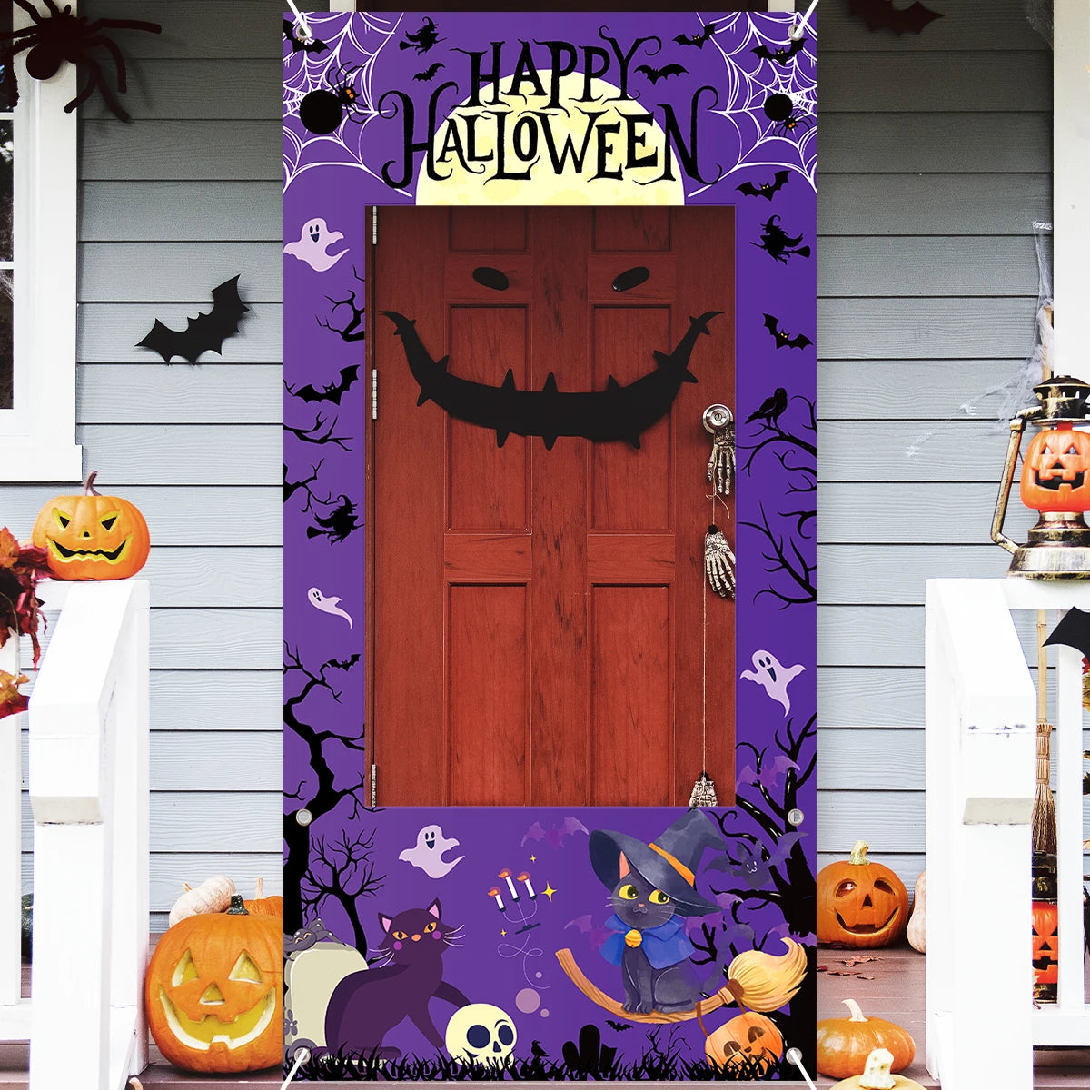 🎃 Halloween Foto-Rahmen 120x60cm – Deko & Party-Accessoire für Kinder & Erwachsene