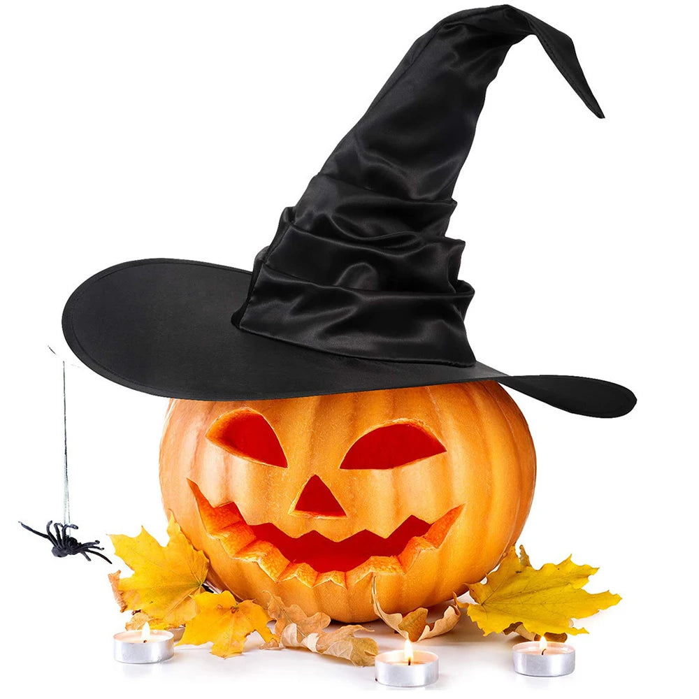 🎃 Hexenhut Halloween – Klassischer Zauberhut für Damen & Herren
