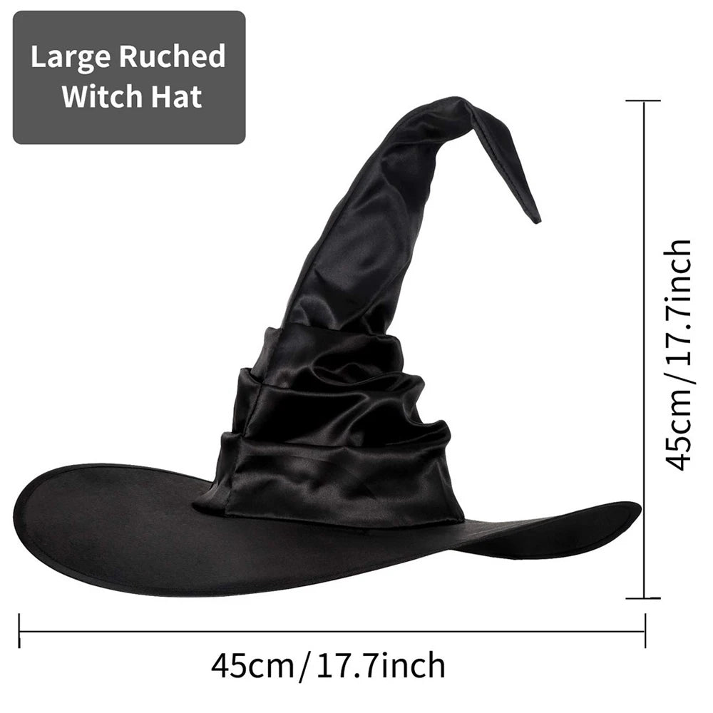 🎃 Hexenhut Halloween – Klassischer Zauberhut für Damen & Herren