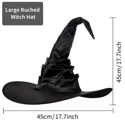 🎃 Hexenhut Halloween – Klassischer Zauberhut für Damen & Herren