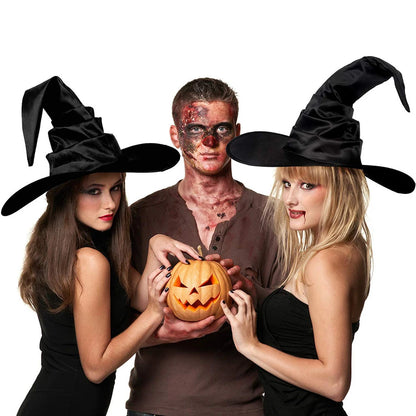 🎃 Hexenhut Halloween – Klassischer Zauberhut für Damen & Herren