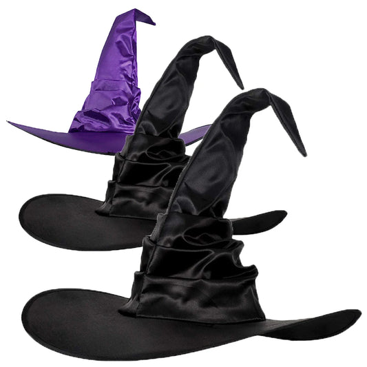 🎃 Hexenhut Halloween – Klassischer Zauberhut für Damen & Herren